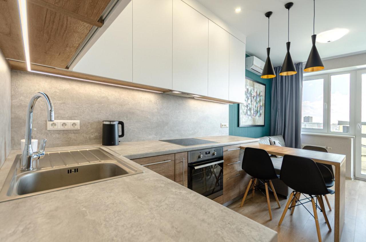 Petrovdom 5-25 In Cozy Apartment In Residential Complex "Beresteiskyi" 基輔 外观 照片