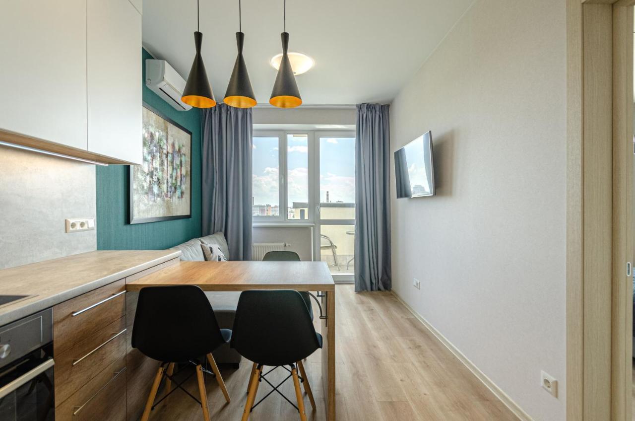 Petrovdom 5-25 In Cozy Apartment In Residential Complex "Beresteiskyi" 基輔 外观 照片