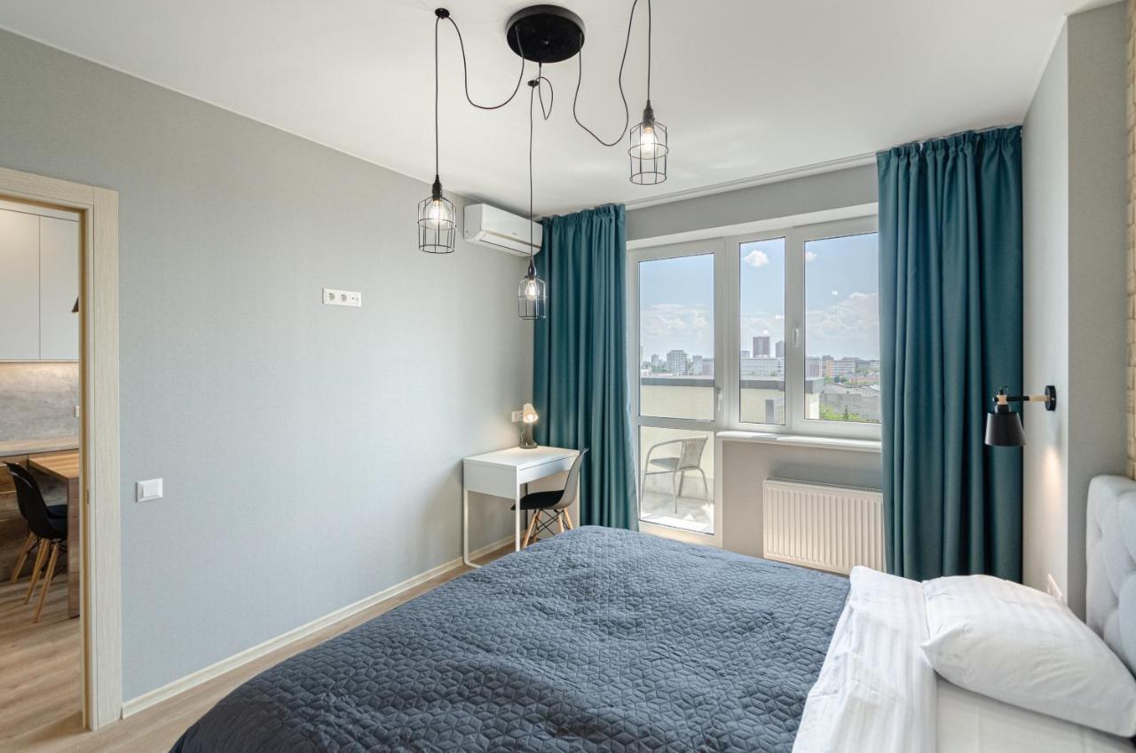 Petrovdom 5-25 In Cozy Apartment In Residential Complex "Beresteiskyi" 基輔 外观 照片