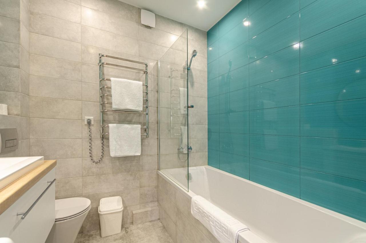 Petrovdom 5-25 In Cozy Apartment In Residential Complex "Beresteiskyi" 基輔 外观 照片