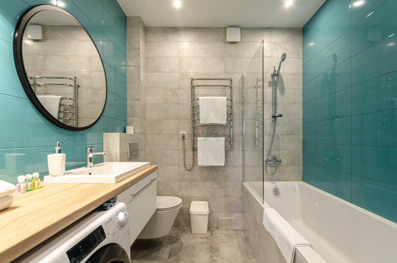 Petrovdom 5-25 In Cozy Apartment In Residential Complex "Beresteiskyi" 基輔 外观 照片