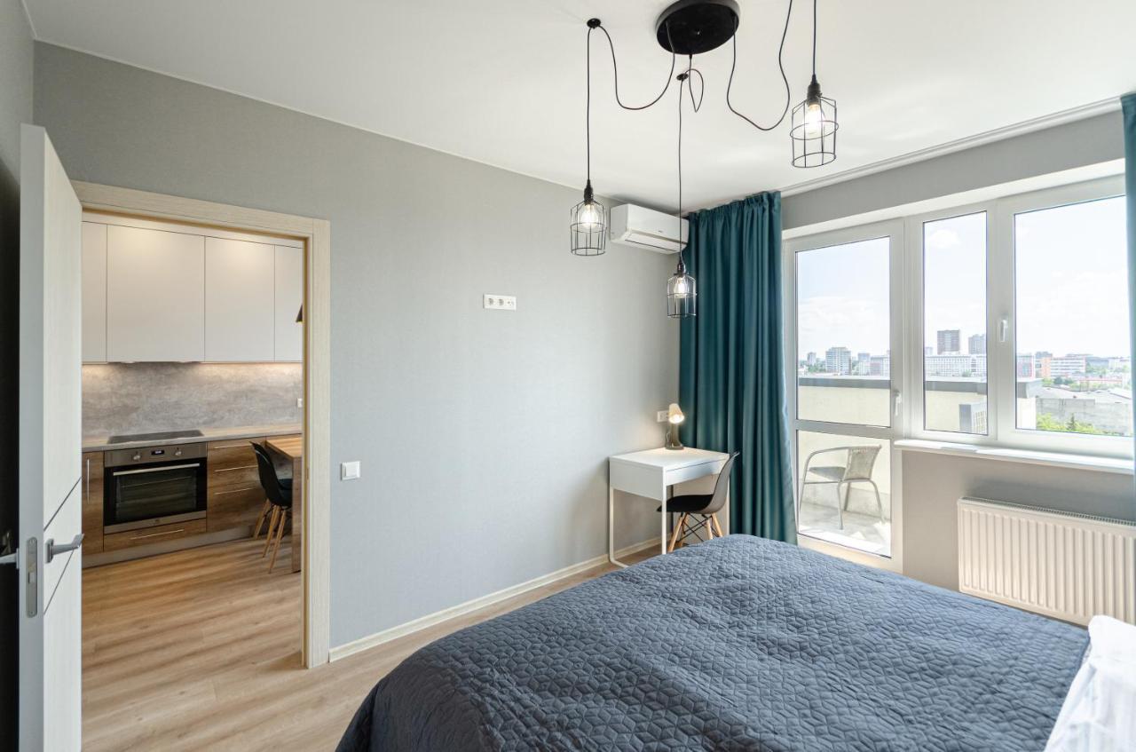 Petrovdom 5-25 In Cozy Apartment In Residential Complex "Beresteiskyi" 基輔 外观 照片
